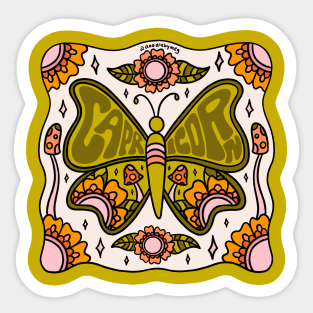 Capricorn Butterfly Sticker